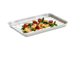 Grillexpert Aluminiumsform med hull 34,2 x 22,8 cm 5 stk. - | Grilltilbehør