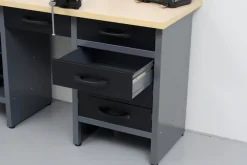 Arbeidsbenk med skap/skuffer 160 x 60 x 85 cm | Arbeidsbord & Reoler