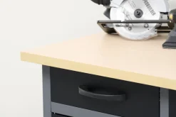 Arbeidsbenk med skap/skuffer 160 x 60 x 85 cm | Arbeidsbord & Reoler