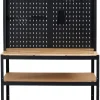 Arbeidsbord m/vegg og hyller 180x120x60 cm | Arbeidsbord & Reoler
