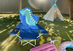 Sunlife Barnecampingstol dinosaur 35 x 35 x 62 cm - ® | Sesongavslutning|Telt & Campingmøbler