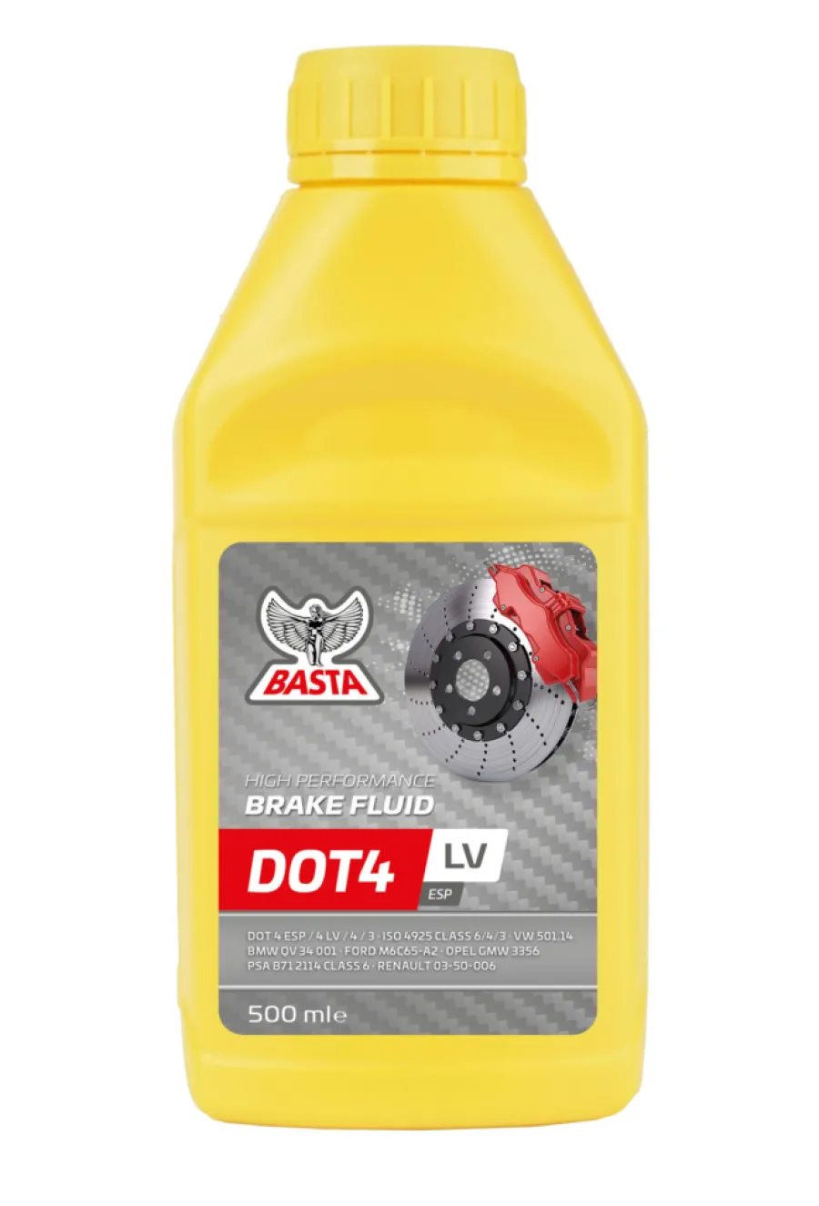 Basta bremsevæske DOT4 LV 500 ml | Motorolje & Spylervæske