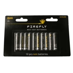 Firefly Batteri AAA 10-pk. - | Batterier