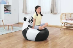 Bestway Cozy Critters oppblåsbar stol – panda | Sesongavslutning|Telt & Campingmøbler