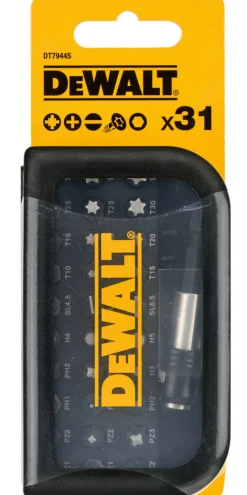 Dewalt Bitssett 31 deler - | Bor & Bits