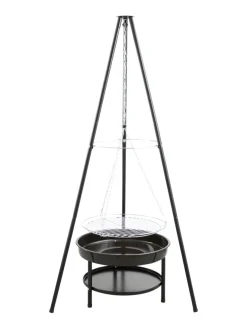 Grillexpert Bålpanne tripod med bålfat og rist - | Bålpanner & Tilbehør