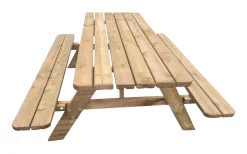 Bord/benkesett i 42 mm brunimpregnert furu | Sesongavslutning|Benkesett