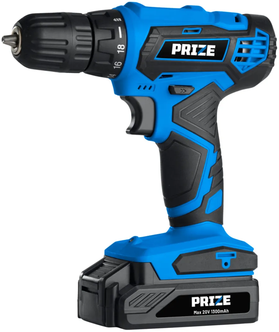PRIZE Bormaskin akku 20 V 85 deler - | Bor- & Skrumaskiner