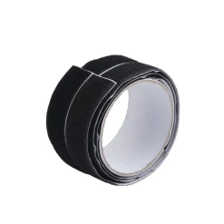 Borrelåsbånd svart 24 mm x 1 meter | Limspiker|Tape