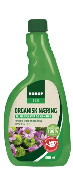 Borup ECO økologisk næring gjødsel til blomster 600 ml | Gjødsel