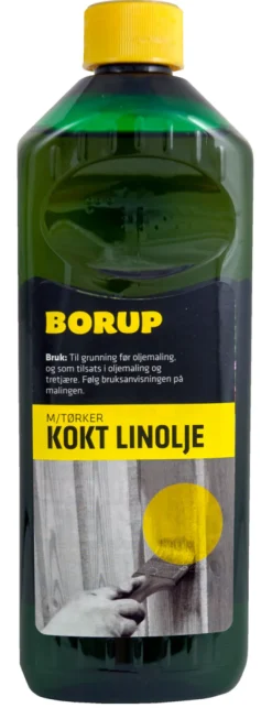 Borup kokt linolje m/tørker 500 ml | Øvrige Kjemikalier