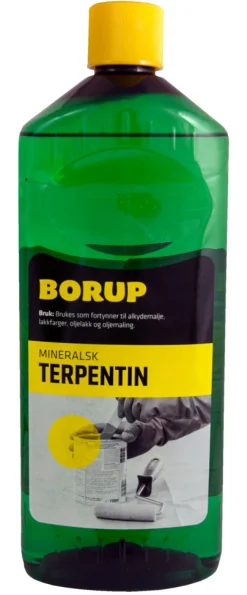 Borup terpentin mineralsk 1 liter | Øvrige Kjemikalier