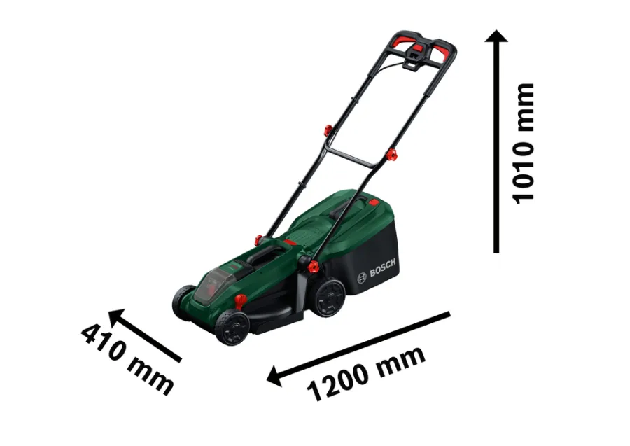 Bosch Rotak 18V-32 batteridrevet gressklipper 4,0 Ah | Gressklippere