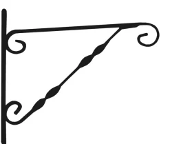 Norgarden Brakett 30-35 cm | Veggskinner & Hylleknekter