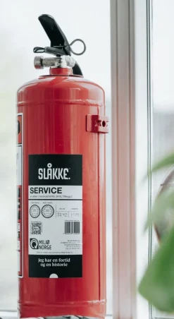 Slåkke Brannslukker pulver ABC 6 kg | Røykvarslere & Brannslukkere