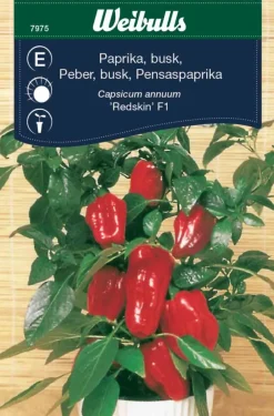 Weibulls Buskpaprika "Redskin" F1 | Frø