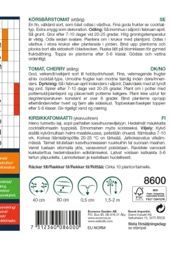 Weibulls Cherrytomat 'Supersweet 100' | Frø