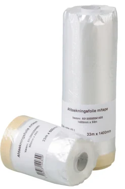 Luxi Dekkfolie med tape 55 cm x 33 meter | Maskering