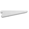 Home it Dobbel hylleknekt til Rack System 17 cm - hvit | Veggskinner & Hylleknekter