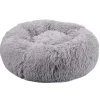 Petzone Donut hundeseng lys grå Ø60 cm | Hunde- Og Katteartikler