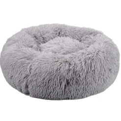 Petzone Donut hundeseng lys grå Ø60 cm | Hunde- Og Katteartikler