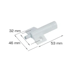 Home it Dørdemper 53 x 46 mm - 2 stk. | Grep & Hengsler