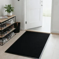 Dørmatte svart 80 x 120 cm | Dørmatter