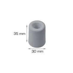 Home it Dørstopper gummi Ø30 x H35 mm | Dørstoppere