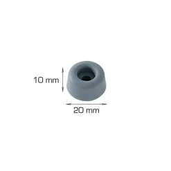 Home it Dørstopper gummi Ø20 x 10 mm 5 stk. | Dørstoppere