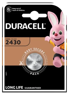 Duracell knappcellebatteri 2430 1-pk. | Knappcellebatterier