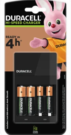 Duracell lader til AA- og AAA-batterier | Oppladbare Batterier