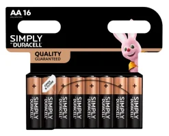 Duracell Simply AA-batteri 16-pk. | Batterier