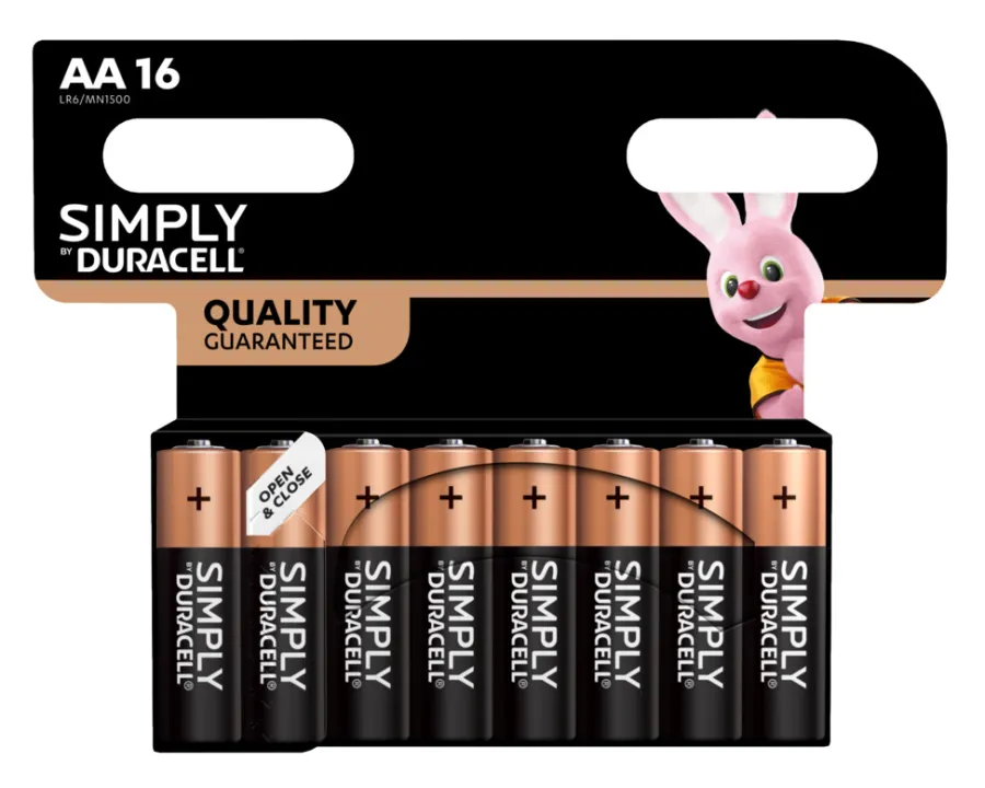 Duracell Simply AA-batteri 16-pk. | Batterier