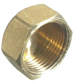 Endemuffe 3/4" messing | Rørkoblinger