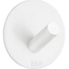 Beslagsboden Enkel krok selvklebende Ø48 mm - hvit | Håndkleholdere|Knagger & Knaggrekker