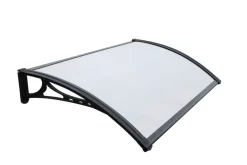 Entrétak til dør "Kalmar 1000" svart 1000 x 600 mm | Takpanel
