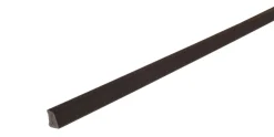 Hornbaek Feielist plast svart – 10 x 16 x 3000 mm | Lister