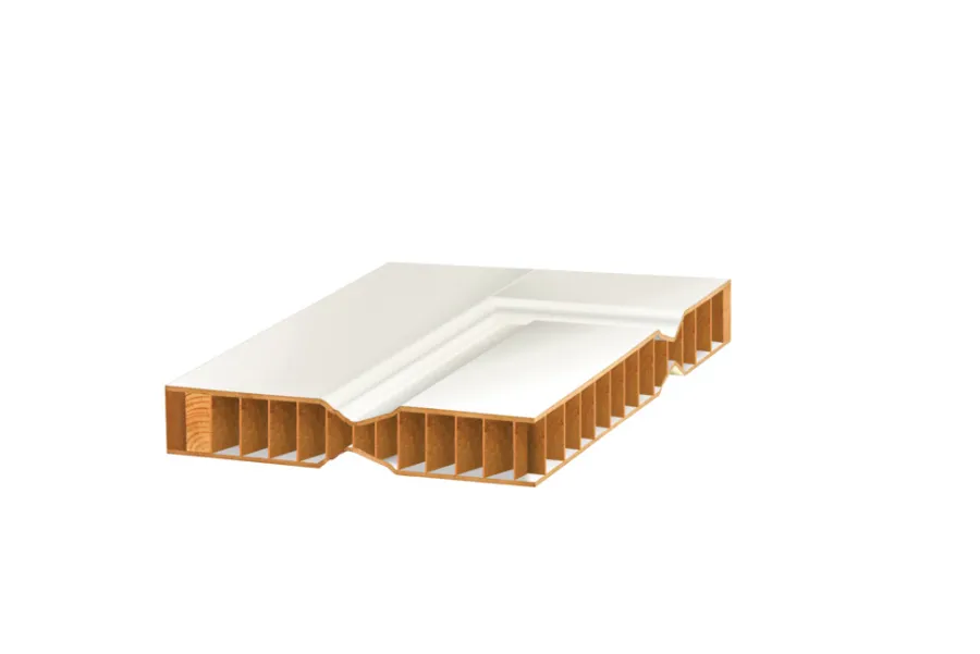 Torso Finlandsdør hvit formpresset dør - 62,6 cm | Dører & Karmer