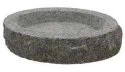 Gardenlife Bird Fuglebad granitt 26 x 17 x 7,4 cm | Fuglefrø & -Hus