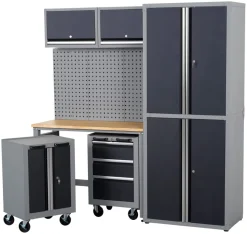 Probuilder Garasjeinnredning 1900 x 1860 x 460 mm – | Arbeidsbord & Reoler