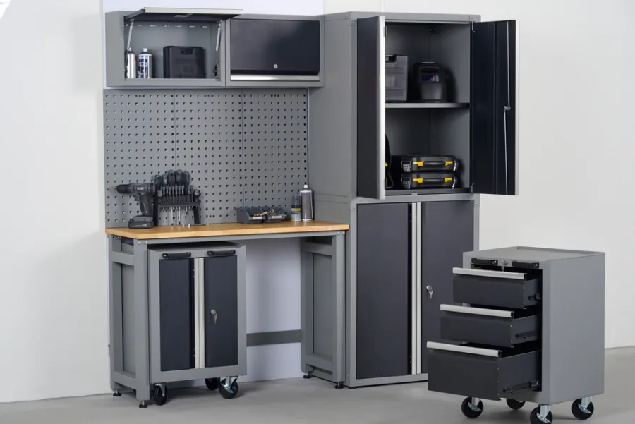 Probuilder Garasjeinnredning 1900 x 1860 x 460 mm – | Arbeidsbord & Reoler