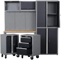 Probuilder Garasjeinnredning 1900 x 1860 x 460 mm – | Arbeidsbord & Reoler