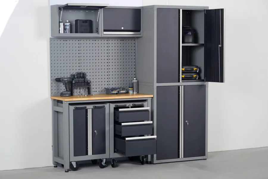 Probuilder Garasjeinnredning 1900 x 1860 x 460 mm – | Arbeidsbord & Reoler
