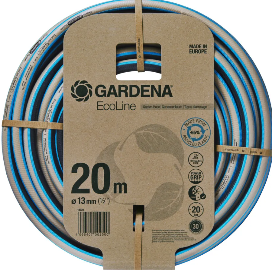 Gardena EcoLine hageslange 1/2" 20 meter | Hageslanger Og Tilbehør