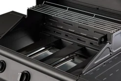 Grillexpert Gassgrill 3 brennere og sidebrenner svart - | Gassgrill