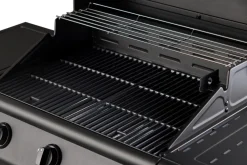Grillexpert Gassgrill 3 brennere og sidebrenner svart - | Gassgrill