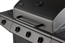 Grillexpert Gassgrill 3 brennere og sidebrenner svart - | Gassgrill