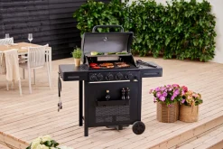 Grillexpert Gassgrill med 4 brennere og bakbrenner – | Gassgrill