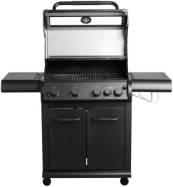 Grillexpert Gassgrill med 4 brennere og sidebrennere – | Gassgrill