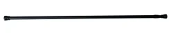 Geyser ® gardinstang svart 110–200 cm Ø22 mm | Dusjforheng